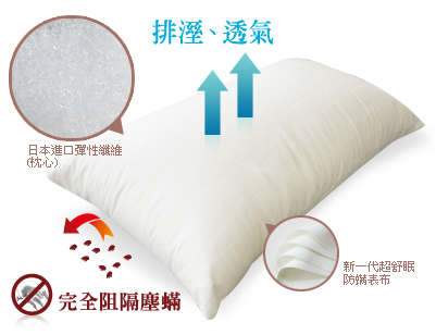 日本防蹒雪肌枕-防蹒原理