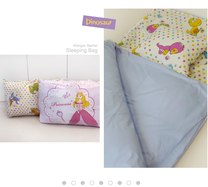 儿童防蹒午安被-恐龙款