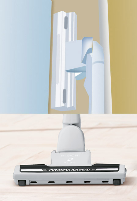 负离子气动式螺旋毛刷吸头